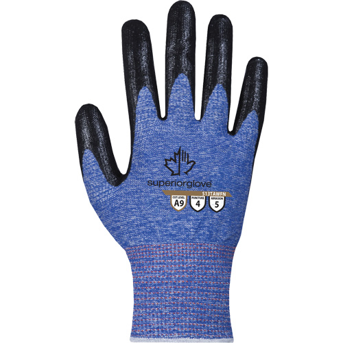 Extreme-Cut Glove, Size 7, 13 Gauge, Foam Nitrile Coated, TenActiv Shell, ASTM ANSI Level A9 Waymarc Industries Inc