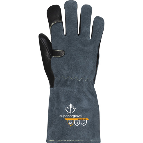 Gants de soudage MIG Endura 398KGLBGL, Cuir fleur de vache, Taille T-petit Waymarc Industries Inc