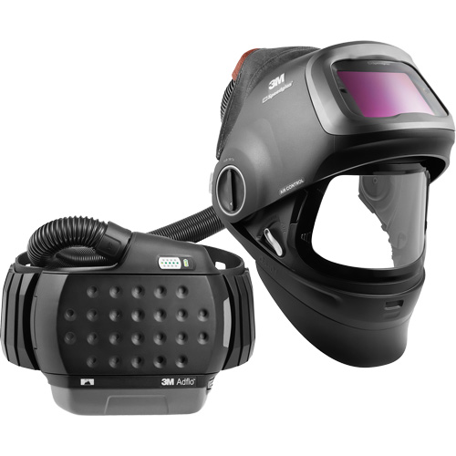 Masque de soudage &agrave; usage intensif Speedglas G5-01 avec syst&egrave;me de respirateur d'&eacute;puration d'air propuls&eacute; Adflo, Masque de soudage, Pile Lithium-ion Waymarc Industries Inc