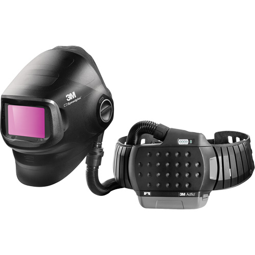 Masque de soudage &agrave; usage intensif Speedglas G5-01 avec syst&egrave;me de respirateur d'&eacute;puration d'air propuls&eacute; Adflo, Masque de soudage, Pile Lithium-ion Waymarc Industries Inc