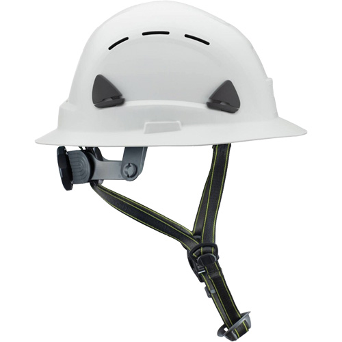 Casque Fibre Metal de style escalade avec bordure compl&egrave;te, R&eacute;pond aux normes CSA type 2, Suspension Rochet, Ventil&eacute; Waymarc Industries Inc