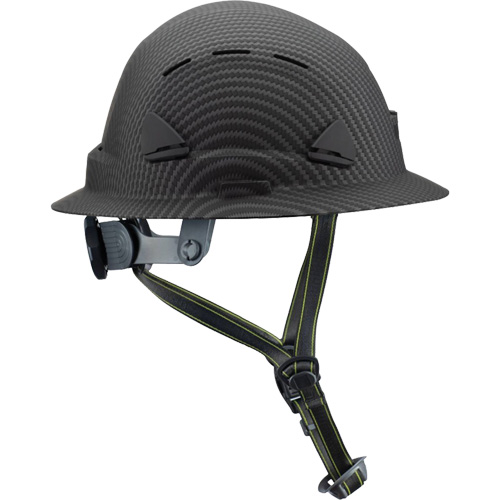 Fibre Metal Climbing Style Helmet with Full Brim, Meets CSA Type 2, Ratchet Suspension, Vented Waymarc Industries Inc
