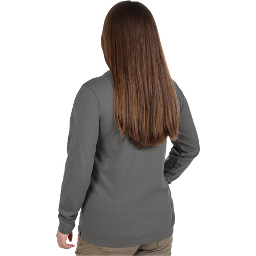 T-shirt &agrave; manches longues avec poches GRIDIRON, Femmes, T-petit, Gris Waymarc Industries Inc