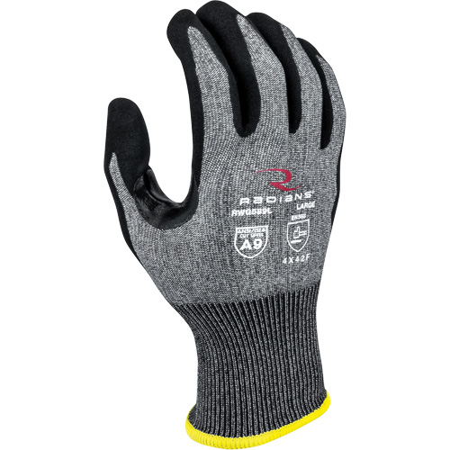 Gants enduits r&eacute;sistants &agrave; la coupe RWG589, Taille T-petit, Calibre 18, Rev&ecirc;tement Mousse de nitrile, Enveloppe en PEHP, ASTM ANSI niveau A9/EN 388 niveau F Waymarc Industries Inc