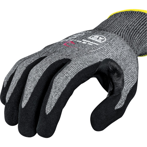 Gants enduits r&eacute;sistants &agrave; la coupe RWG589, Taille T-petit, Calibre 18, Rev&ecirc;tement Mousse de nitrile, Enveloppe en PEHP, ASTM ANSI niveau A9/EN 388 niveau F Waymarc Industries Inc