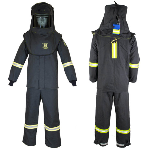 TCG Deluxe Medium Arc Flash Suit Kit, 40 cal/cm² Waymarc Industries Inc