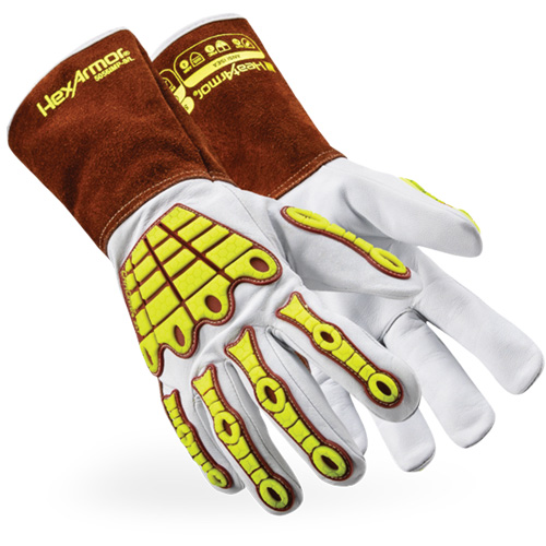 Gants de soudage 5056IMP HeatArmor, Cuir fleur de ch&egrave;vre, Taille Petit Waymarc Industries Inc