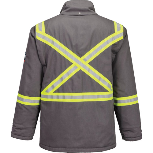 Bizflame&reg; 88/12 Insulated Winter Parka, Grey, Medium (Tall) Waymarc Industries Inc