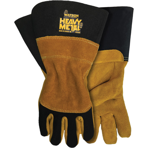 Black Velvet Mig/Stick Welding Gloves, Grain Elkhide, Size Small Waymarc Industries Inc