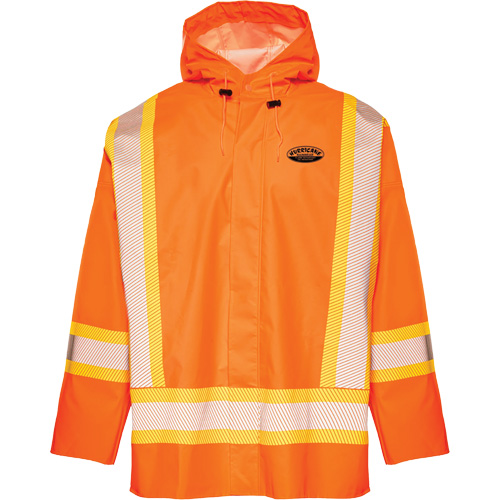 R804 Hurricane Rain Jacket, Small, High Visibility Orange Waymarc Industries Inc