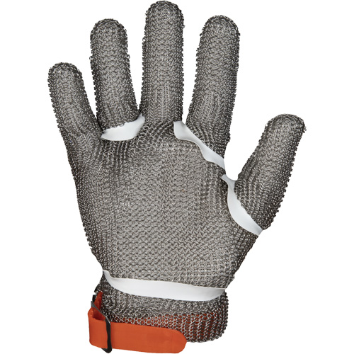 Gants en maille m&eacute;tallique MMG conformes aux normes alimentaires, Taille 2T-petit, Enveloppe en Acier inoxydable, ASTM ANSI niveau A9 Waymarc Industries Inc