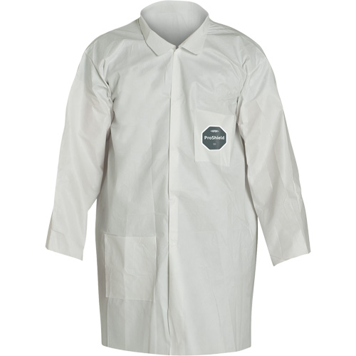 ProShield&reg; 50 Lab Coat, Microporous, White, Small Waymarc Industries Inc