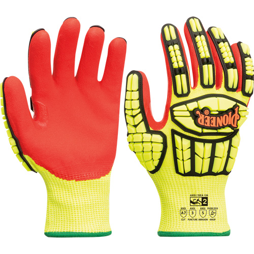 Cut and Impact-Resistant Gloves, Small, Synthetic Palm, Knit Wrist Cuff Waymarc Industries Inc