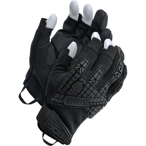 X-Site&reg; Impact Trigger Finger Gloves, Suede Palm, Size Small Waymarc Industries Inc