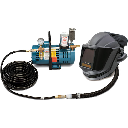 1-Worker MAXSHIELD&reg; Supplied Air Shield & Flip-Front Welding System Waymarc Industries Inc