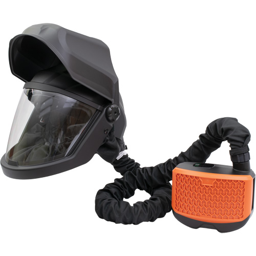 Visi&egrave;re rabattable PEAKAIR DEFENDER & ensemble de souffleur X90VX, Respirateur &agrave; masque/Masque de soudage, Pile Lithium-ion Waymarc Industries Inc