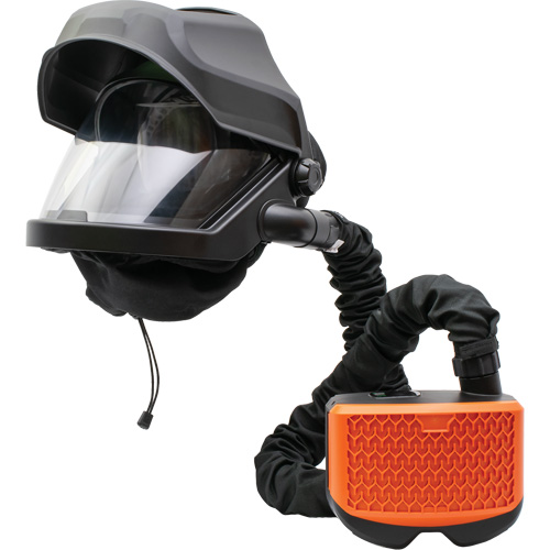 PEAKAIR MAXSHIELD avec devant rabattable & ensemble de souffleur ADF X90VX, Respirateur &agrave; masque, Pile Lithium-ion Waymarc Industries Inc