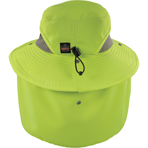 Chill-Its 8934 Ranger Hat with Neck Shade, Large/X-Large, Hi-Vis Lime Waymarc Industries Inc