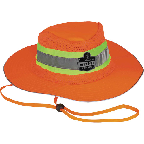 GloWear 8935 Ranger Sun Hat, Large/X-Large, High Visibility Orange, Polyester Waymarc Industries Inc
