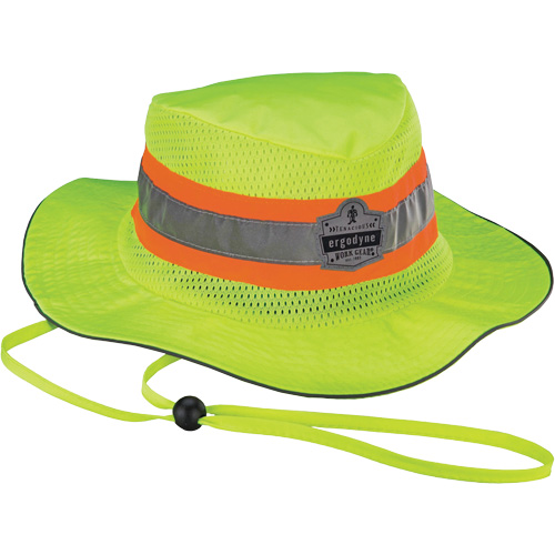 GloWear 8935 Ranger Sun Hat, 2X-Large/3X-Large, High Visibility Lime-Yellow, Polyester Waymarc Industries Inc