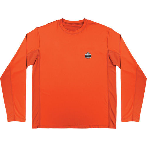 Chill-Its 6689 Cooling Long Sleeve Sun Shirt with UV Protection, Orange, Small Waymarc Industries Inc