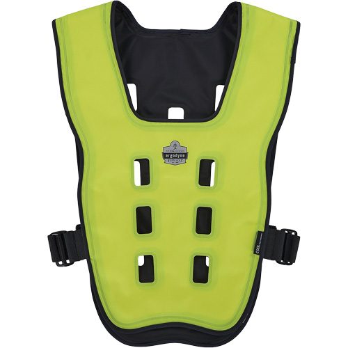 Chill-Its 6685 Dry Evaporative Cooling Vest with Zipper Closure, X-Small, High Visibility Lime-Yellow Waymarc Industries Inc