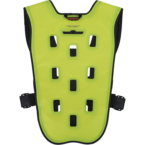 Chill-Its 6685 Dry Evaporative Cooling Vest with Zipper Closure, X-Small, High Visibility Lime-Yellow Waymarc Industries Inc