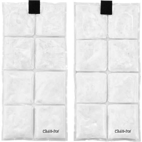 Veste de refroidissement &agrave; changement de phase l&eacute;g&egrave;re avec sachets de recharge Chill-Its 6260, Grand/T-Grand, Orange Waymarc Industries Inc