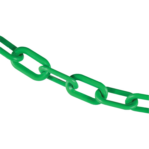 Plastic Barrier Chain, Green Waymarc Industries Inc