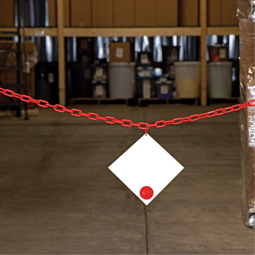 Plastic Barrier Chain, Green Waymarc Industries Inc