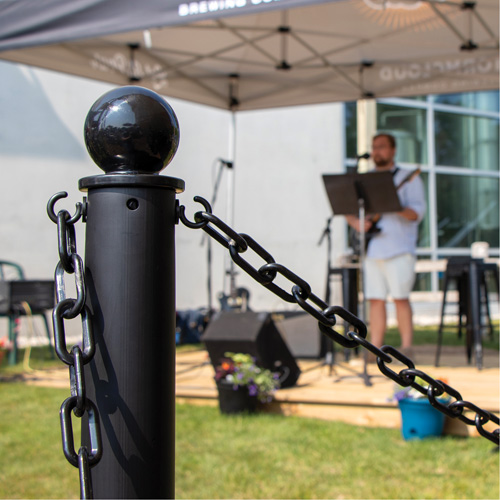 Plastic Barrier Chain, Green Waymarc Industries Inc