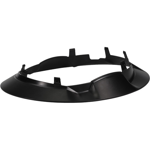 Bordure large compl&egrave;te &agrave; agrafe pour casque d'alpiniste RZRBack, blanc Waymarc Industries Inc