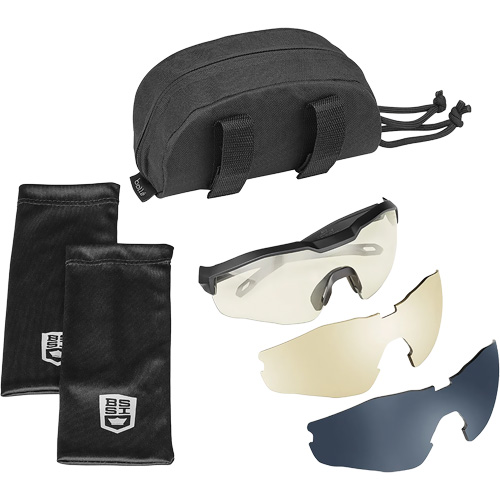 MY6 Safety Glasse Eyeshield Kit, Clear/Smoke/Copper Lens, Anti-Fog/Anti-Scratch, ANSI Z87+ Waymarc Industries Inc