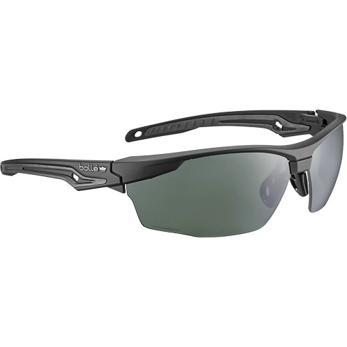 Tryon BSSI Ballistic Safety Glasses, Grey Lens, Anti-Fog/Anti-Scratch/Polarized, ANSI Z87+ Waymarc Industries Inc