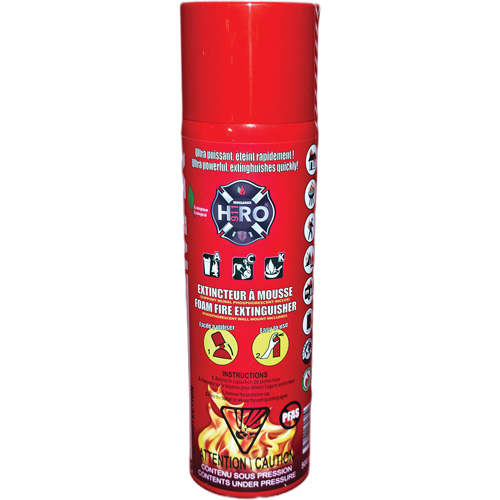 Hero 911 PFAS-Free Fire Extinguisher, ACK, 500 ml Capacity Waymarc Industries Inc