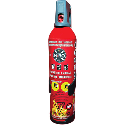 Hero 911 PFAS-Free Fire Extinguisher, ACK, 750 ml Capacity Waymarc Industries Inc