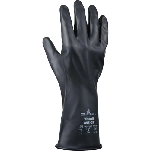 Gants r&eacute;sistant &agrave; l'acide & aux produits chimiques, Taille Moyen/8, 12" lo, Caoutchouc butyle/Viton, 12 mils Waymarc Industries Inc