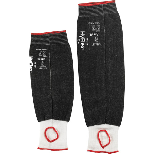 Manchon de protection &eacute;troit HyFlex 11-251, Intercept, 12", ASTM ANSI niveau A3, Noir Waymarc Industries Inc