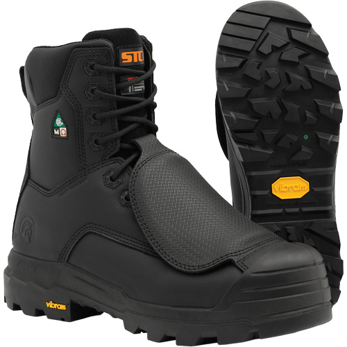 Vulcan Work Boots with External Metguard, Leather, Size 6, Impermeable Waymarc Industries Inc