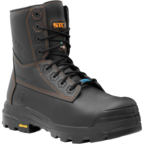 Bottes de travail Metpro Flex avec protecteur m&eacute;tatarsien, Cuir, Taille 8-1/2, Imperm&eacute;able Waymarc Industries Inc