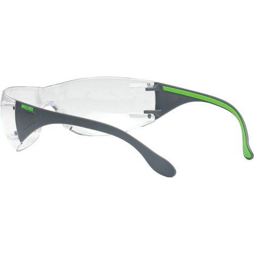 Adapt Lite Grey/Green Safety Glasses, Clear Lens, Anti-Fog/Anti-Scratch, ANSI Z87+/Meets/Exceeds CSA Z94.3 Waymarc Industries Inc