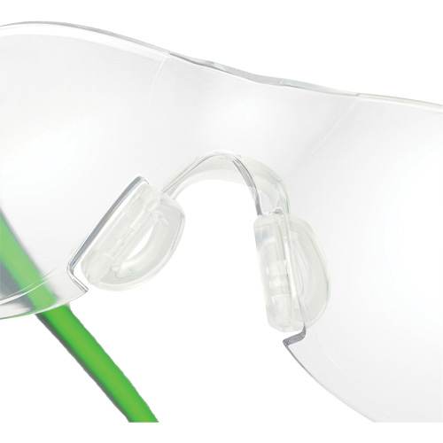 Adapt Lite Grey/Green Safety Glasses, Clear Lens, Anti-Fog/Anti-Scratch, ANSI Z87+/Meets/Exceeds CSA Z94.3 Waymarc Industries Inc