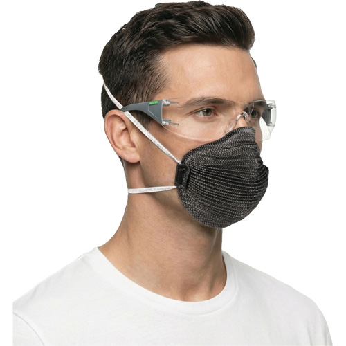 Adapt Lite Grey/Green Safety Glasses, Clear Lens, Anti-Fog/Anti-Scratch, ANSI Z87+/Meets/Exceeds CSA Z94.3 Waymarc Industries Inc