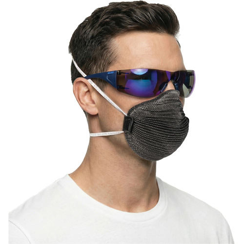 Adapt Lite Safety Glasses, Blue Mirror Lens, Anti-Fog/Anti-Scratch, ANSI Z87+/Meets/Exceeds CSA Z94.3 Waymarc Industries Inc