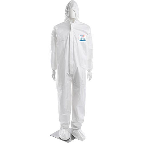 CoverMe XP1800 Coverall, 3X-Large, White, Microporous Waymarc Industries Inc