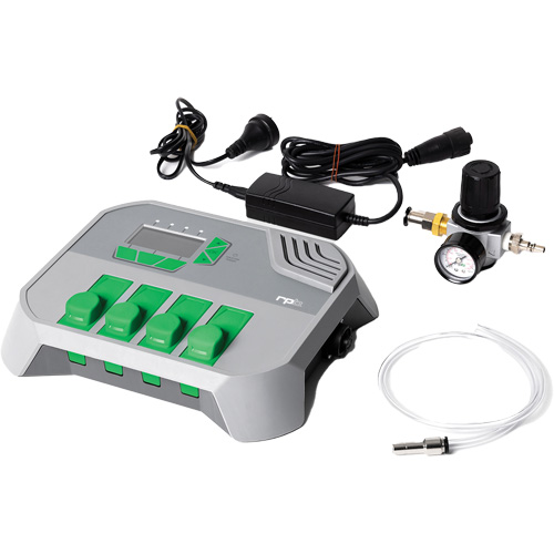 Moniteur de gaz GX4 avec cartouche CO de 5 ppm et ensemble d'adaptateur d'alimentation Waymarc Industries Inc