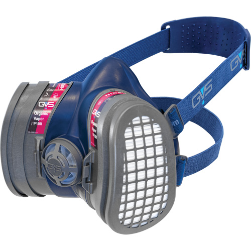 Elipse&reg; Low Profile OV/P100 NIOSH Respirator with Replacement Filters, Elastomer/Thermoplastic, Medium/Large Waymarc Industries Inc