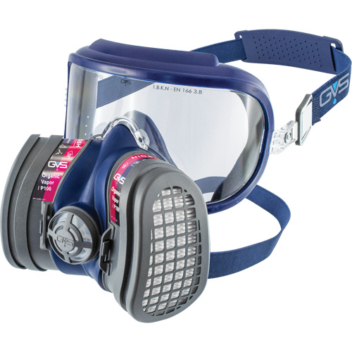 Elipse Integra&reg; Low Profile OV-P100 NIOSH Respirator with Replacement Filters, Elastomer/Thermoplastic, Medium/Large Waymarc Industries Inc