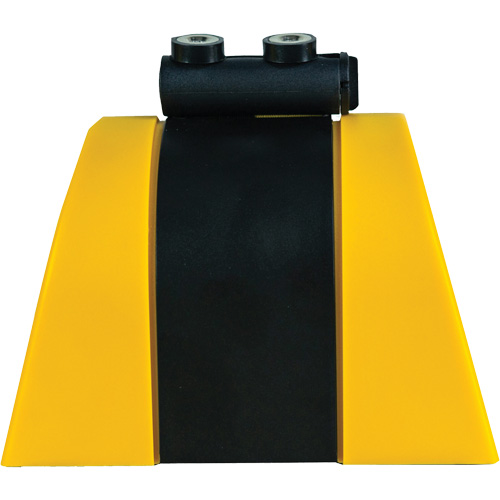 Syst&egrave;me de barri&egrave;re de s&eacute;curit&eacute; HAZLOK, Plastique, Fixation magn&eacute;tique, 30', Ruban Noir et jaune Waymarc Industries Inc