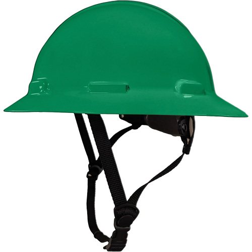 LIDGUARD&reg; Full Brim Hardhat with Chinstrap, Meets CSA Type 1, Ratchet Suspension, Vented Waymarc Industries Inc